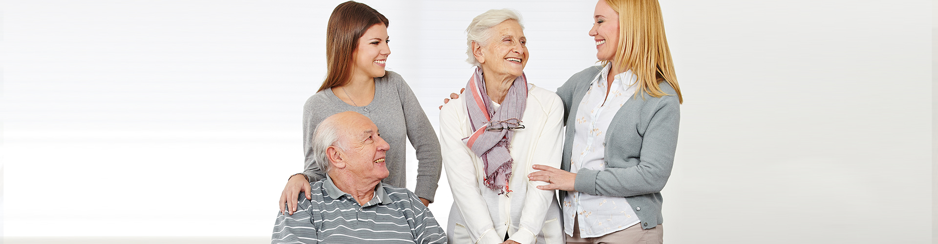 two women and two elder couple